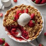 Fresh Strawberry Crisp with Buttery Oat Topping Recipe