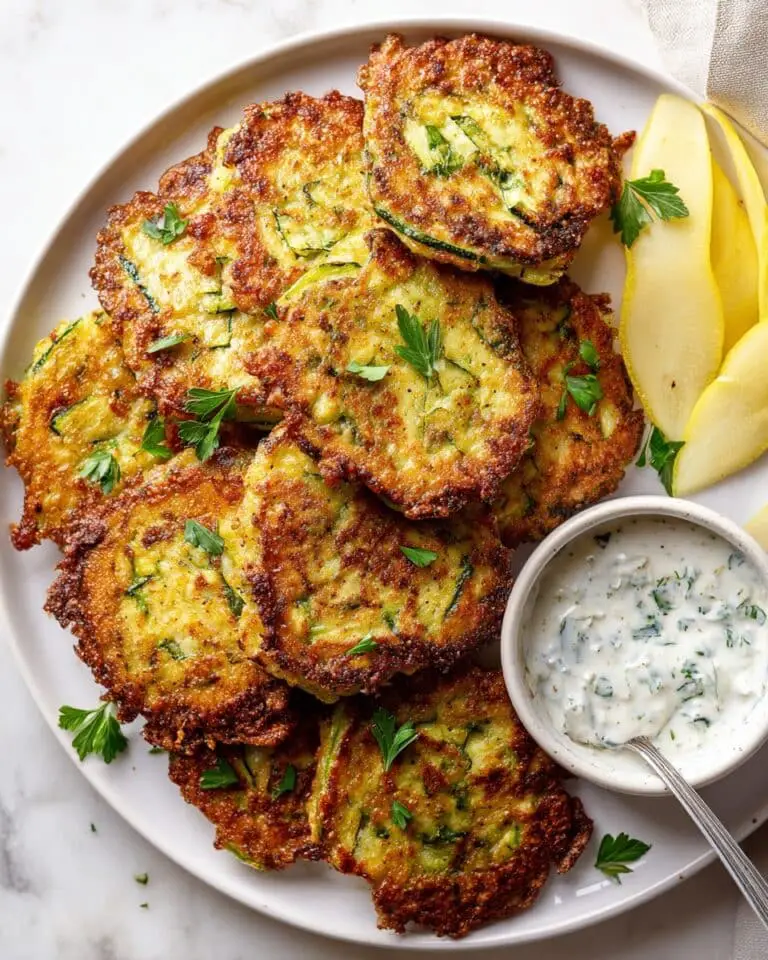Mediterranean-Style Zucchini Fritters Recipe
