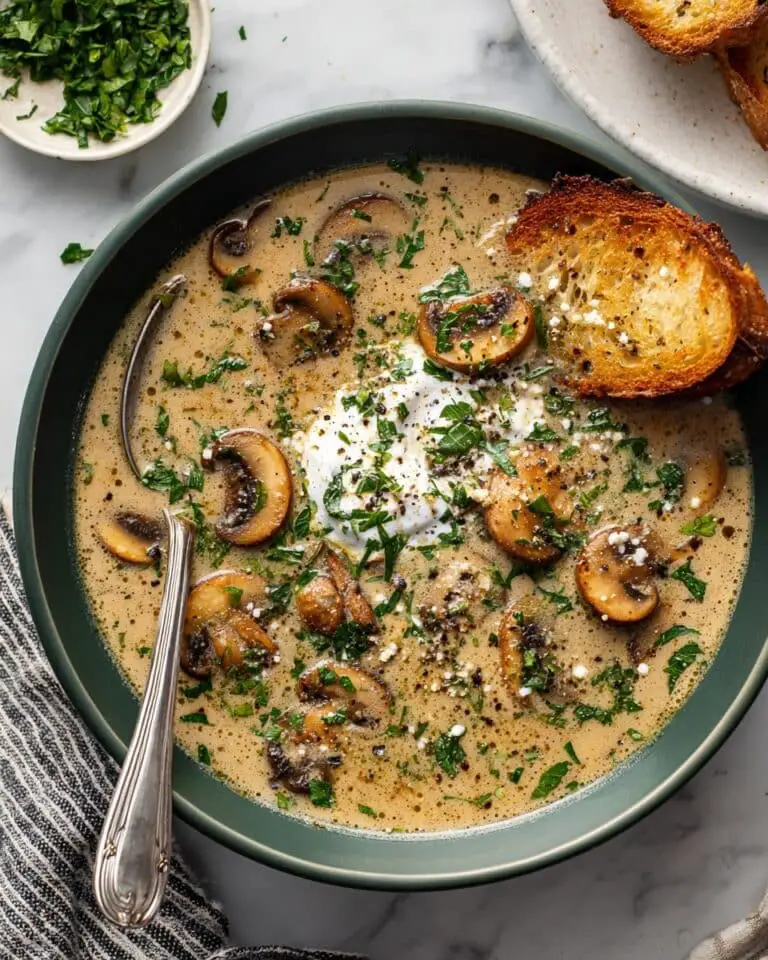 Hungarian Mushroom Soup Recipe