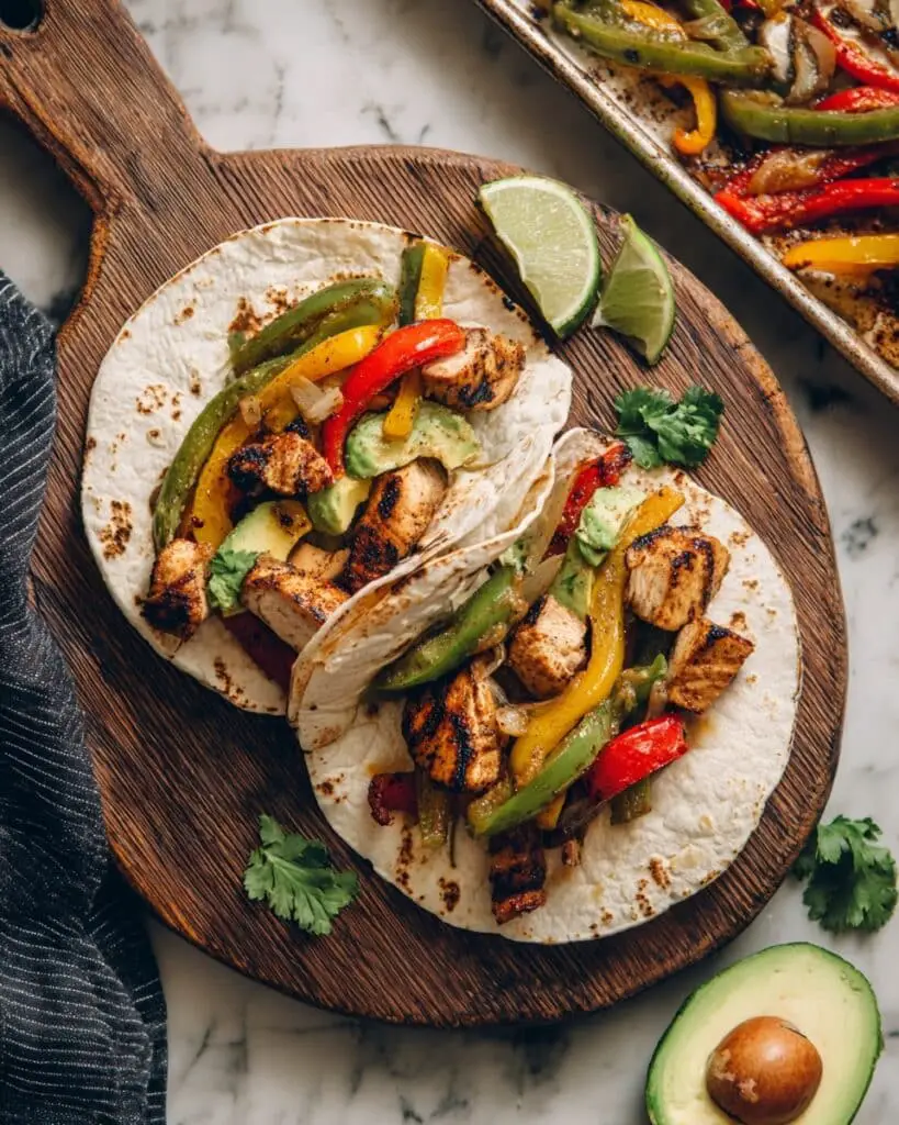 Sheet Pan Chicken Fajitas Recipe