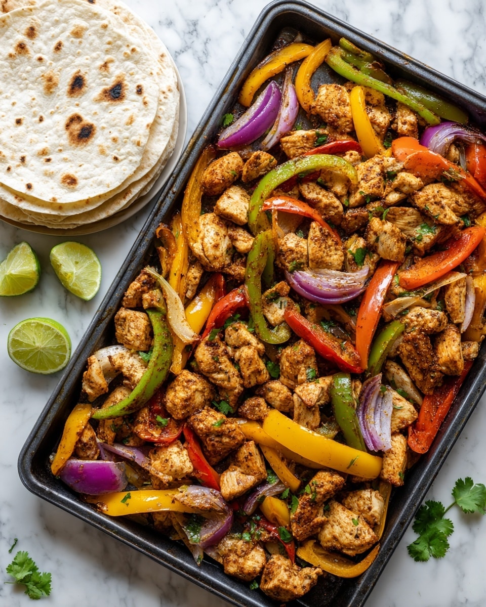 Sheet Pan Chicken Fajitas Recipe - Recipe Image