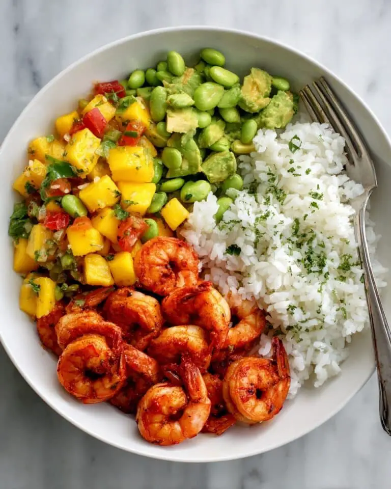Shrimp and Rice Bowls with Mango Salsa Recipe