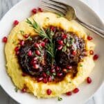 Pomegranate Braised Boneless Short Ribs with Vegetable Mash Recipe