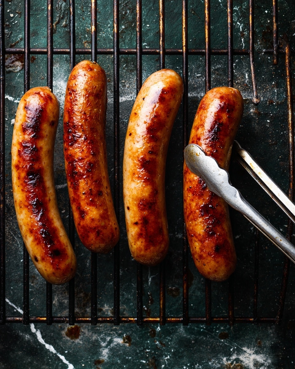 Grilled Sausage and Apple Pizza with Goat Cheese Recipe - Recipe Image