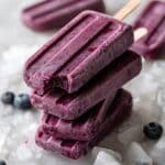 Blueberry Basil Honey Popsicles Recipe
