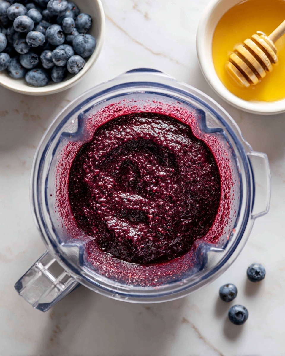 Blueberry Basil Honey Popsicles Recipe