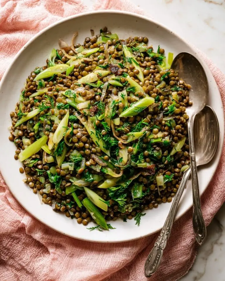 Cold Green Lentil Salad Recipe