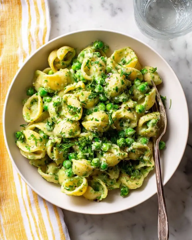 Pea Pesto Pasta Recipe