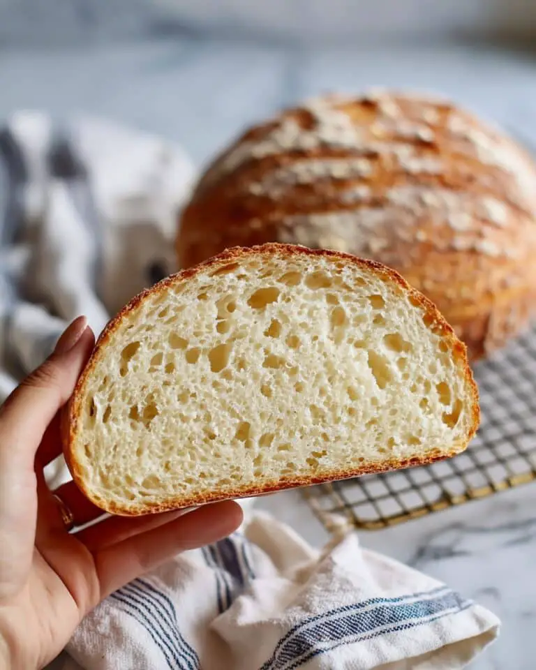 4 Ingredient Easy Artisan Bread Recipe