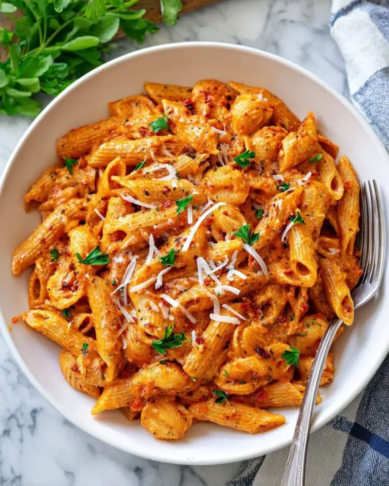 Creamy Tomato Pasta with White Beans Recipe