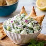 Chunky Tzatziki Cucumber Salad Recipe