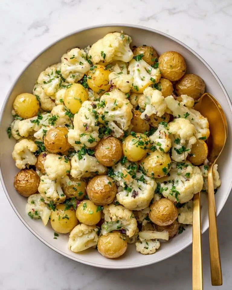 Roasted Cauliflower and Gold Potato Herb Salad Recipe
