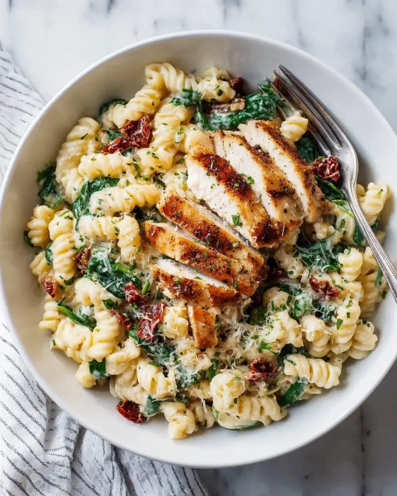 The Best Tuscan Chicken Orzo Recipe