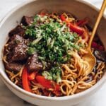 Easy Korean Noodles with Beef Recipe