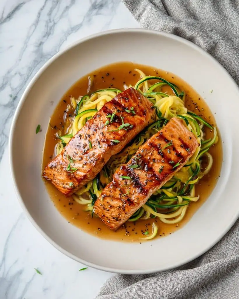 The BEST Maple Glazed Salmon Recipe
