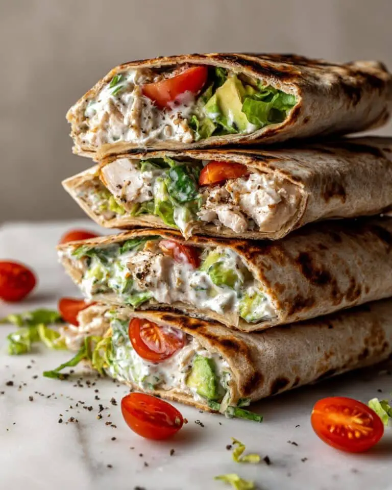 Chicken Caesar Wraps Recipe