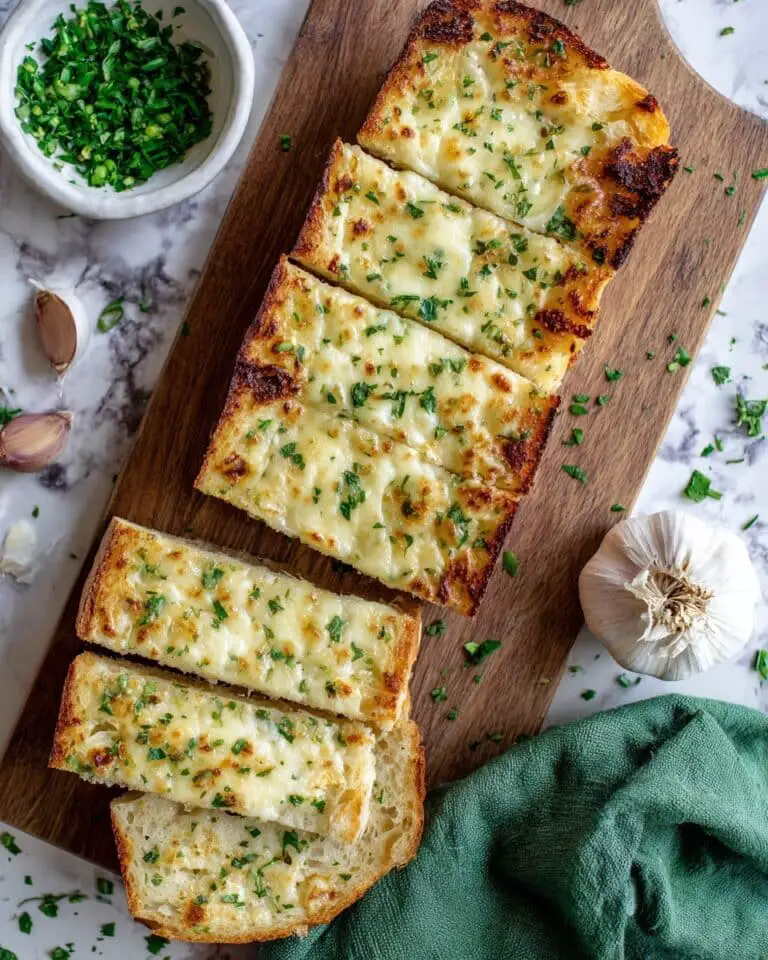 Cheesy Garlic Bread Recipe