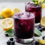Easy Sparkling Blueberry Lemonade Recipe
