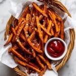 Crisp Sweet Potato Fries (Oven or Air Fryer) Recipe