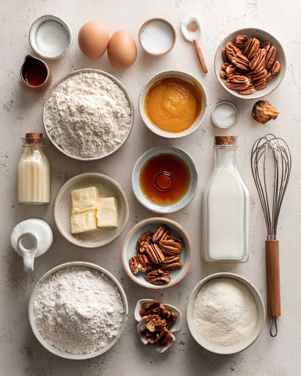 Whole-Wheat Vanilla Pumpkin Pancakes with Salted Caramel and Toasted Pecans Recipe - Recipe Image