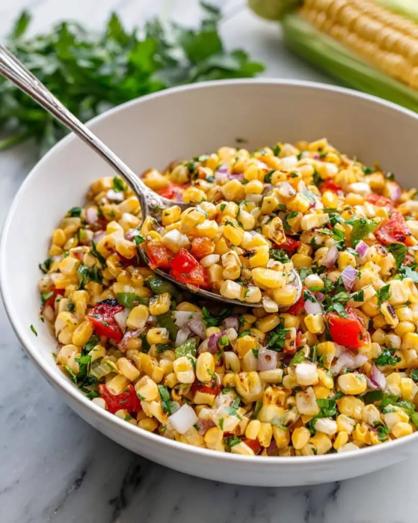 Easy Corn Salsa (or Salad) Recipe