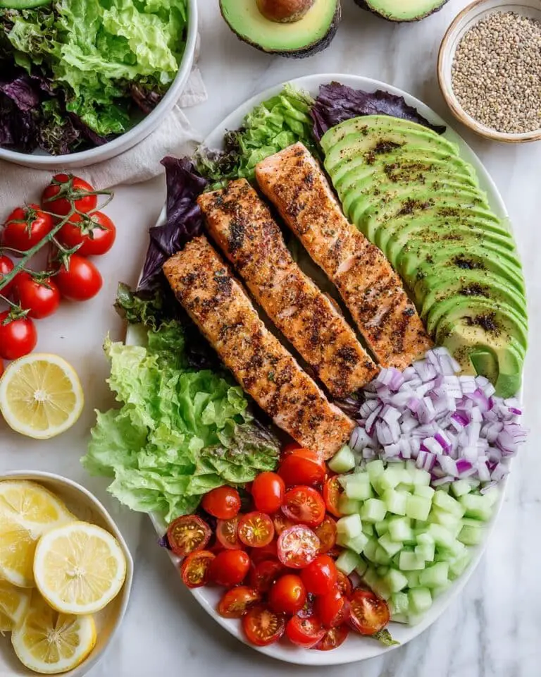 Salmon Salad with Lemon-Dill Vinaigrette Recipe
