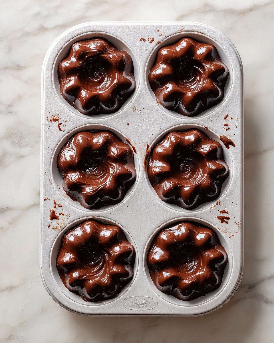 Mini Chocolate Bundt Cakes Recipe - Recipe Image
