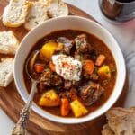 Hearty Goulash Soup with Tender Beef and Vegetables Recipe