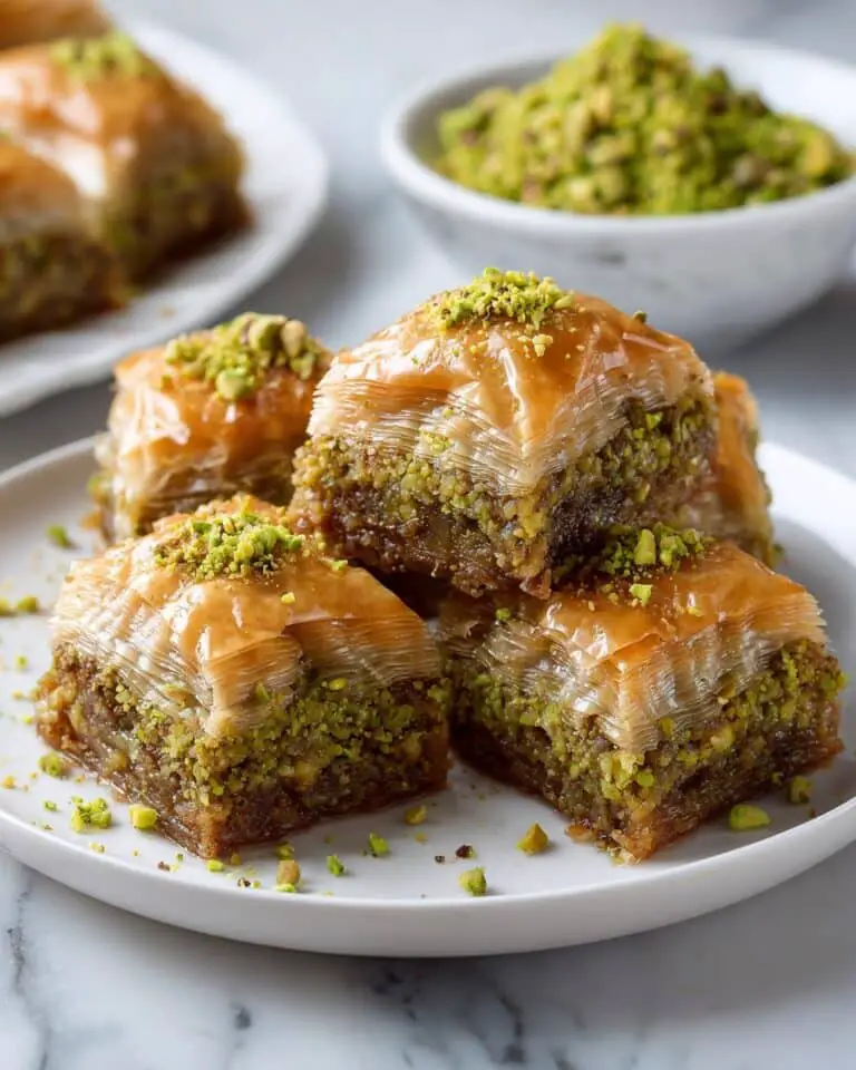 Turkish Pistachio Baklava Recipe