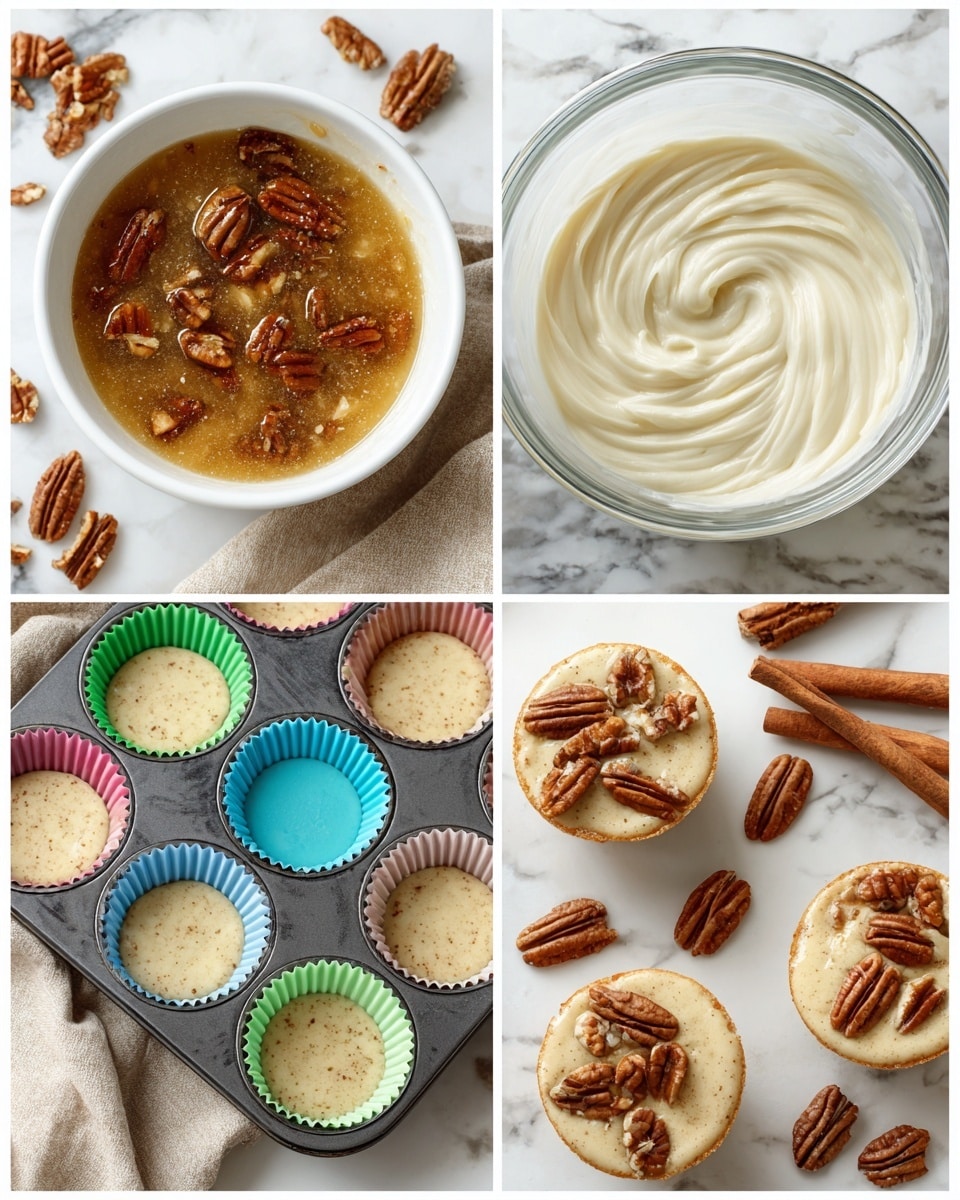 Keto Cheesecake Bites with Caramel Pecan Sauce Recipe - Recipe Image