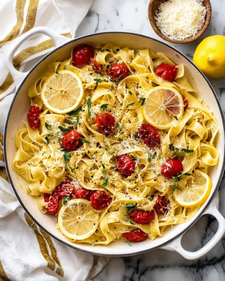 Lemony Cherry Tomato Pasta Recipe
