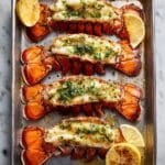Baked Lobster Tail with Garlic Butter and Lemon Recipe