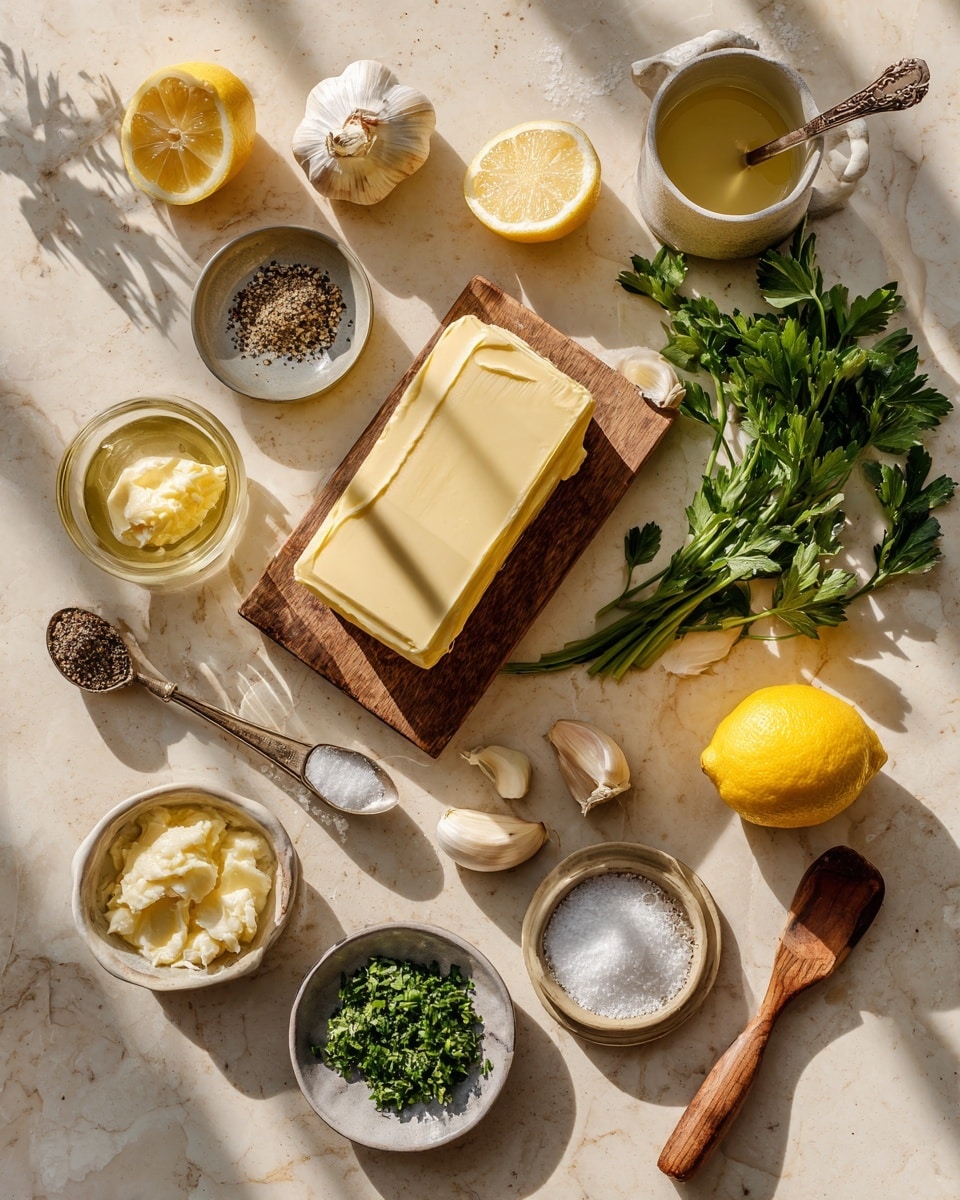 A white plate holds three main items: a bright green bunch of steamed broccolini on the left, a lemon half with bright yellow flesh and detailed segments at the top left edge, and a piece of white fish with a light golden brown crust on the right. A silver spoon with a sauce made of green herbs and oil is held above the fish by a woman's hand with red nail polish in the bottom right corner. The plate sits on a white marbled surface. photo taken with an iphone --ar 4:5 --v 7