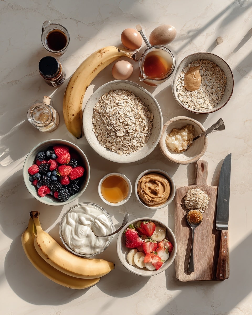 Easy Healthy Banana Oat Waffles Recipe - Recipe Image