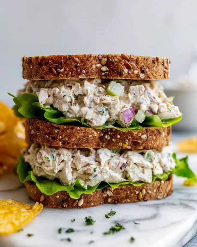 Creamy Tuna Salad with Greek Yogurt and Fresh Herbs Recipe