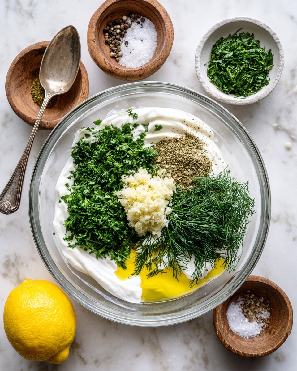 Lemon Dill Yogurt Sauce Recipe - Recipe Image