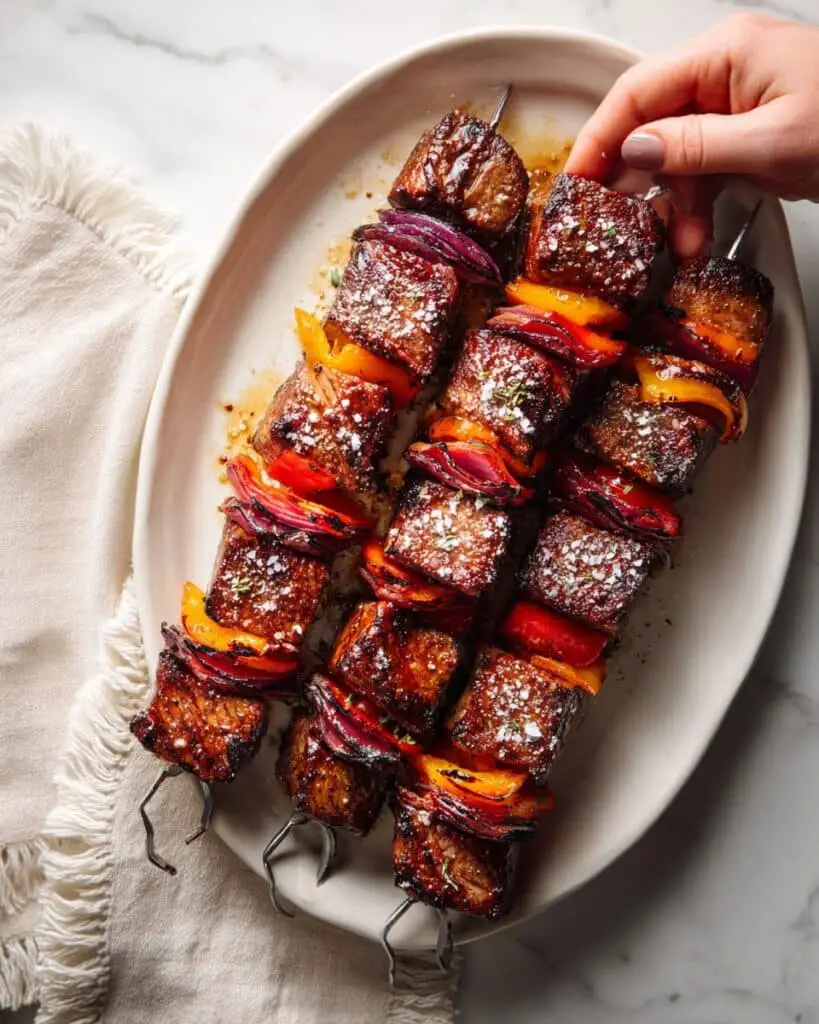 Grilled Steak Skewers Recipe