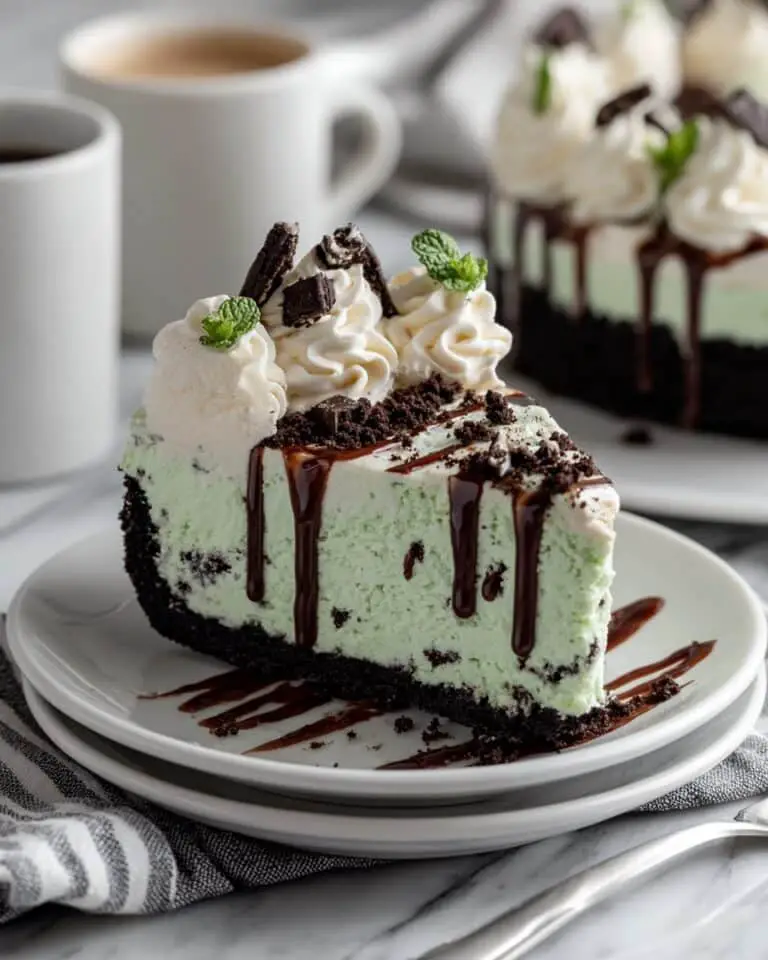 Mint Chocolate Chip Ice Cream Pie Recipe