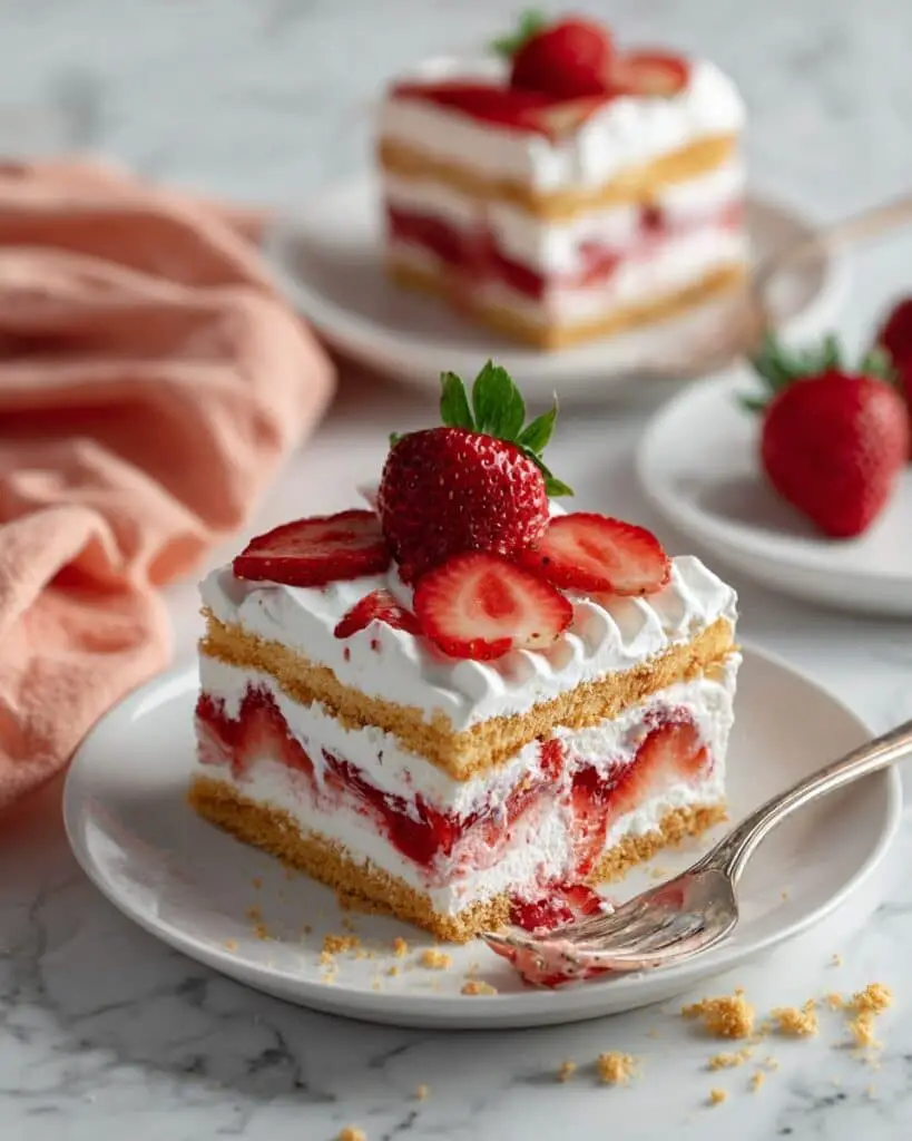 Strawberry Icebox Cake Recipe