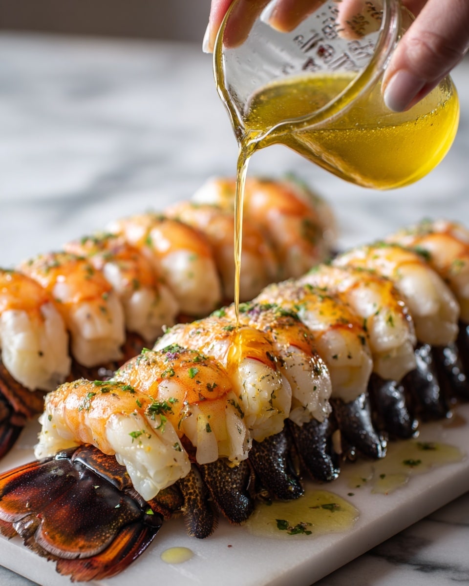 Baked Lobster Tail with Garlic Butter and Lemon Recipe - Recipe Image