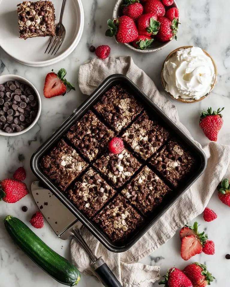 Double Chocolate Zucchini Baked Oatmeal Recipe