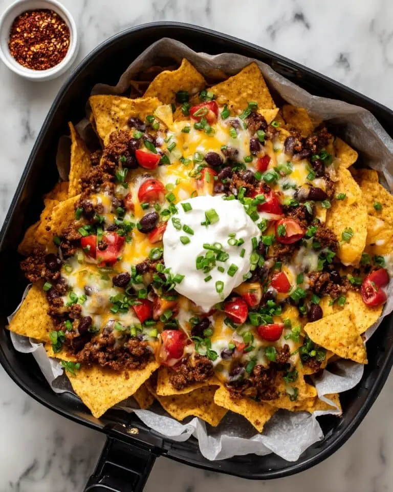 Loaded Air Fryer Nachos Recipe