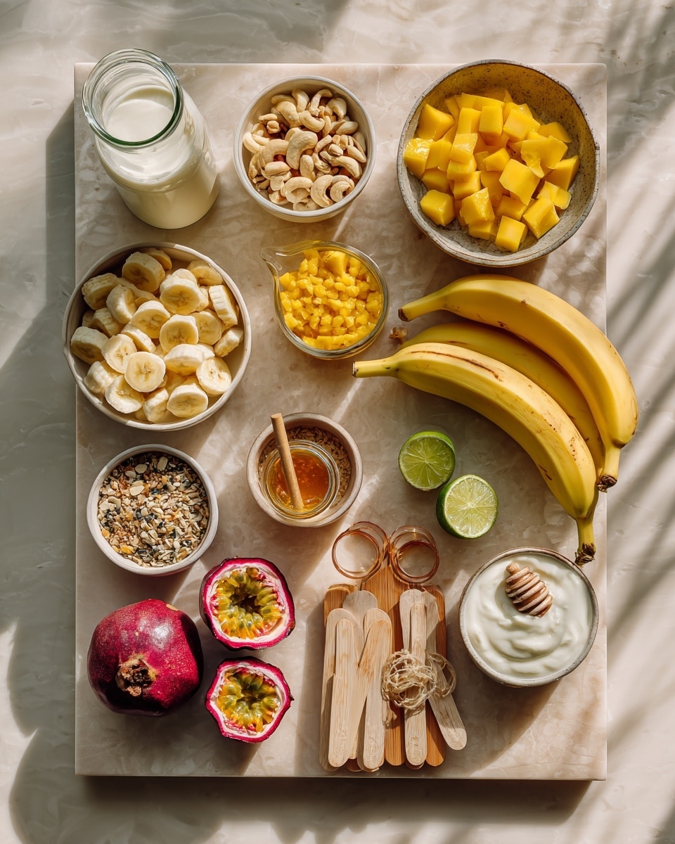 Tropical Smoothie Popsicles Recipe - Recipe Image
