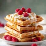 Easy Healthy Banana Oat Waffles Recipe