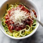 Zucchini Spaghetti with Fresh Tomato Sauce Recipe
