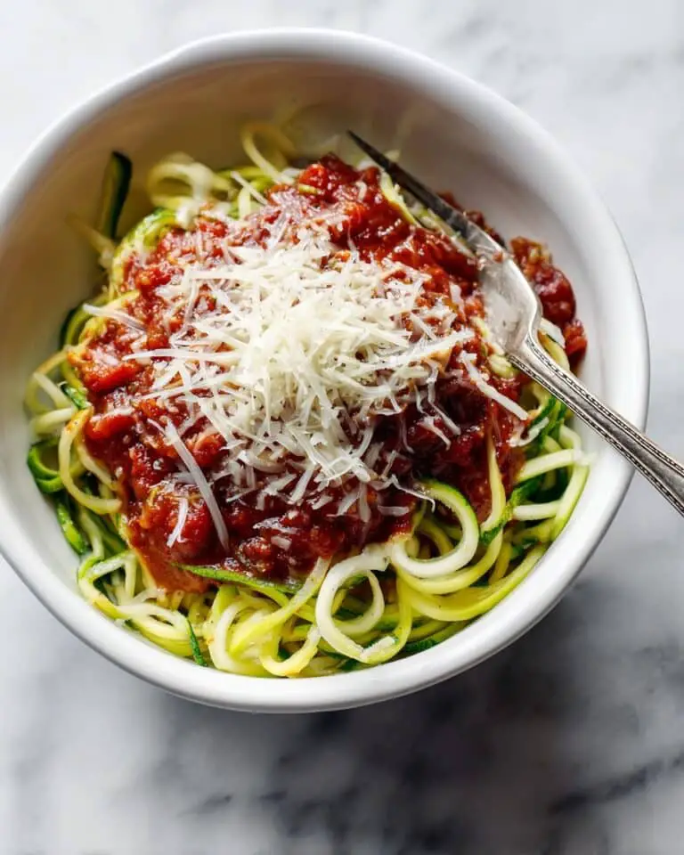 Zucchini Spaghetti with Fresh Tomato Sauce Recipe