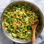 Savoy Cabbage Salad with Toasted Nuts and Ginger Dressing Recipe