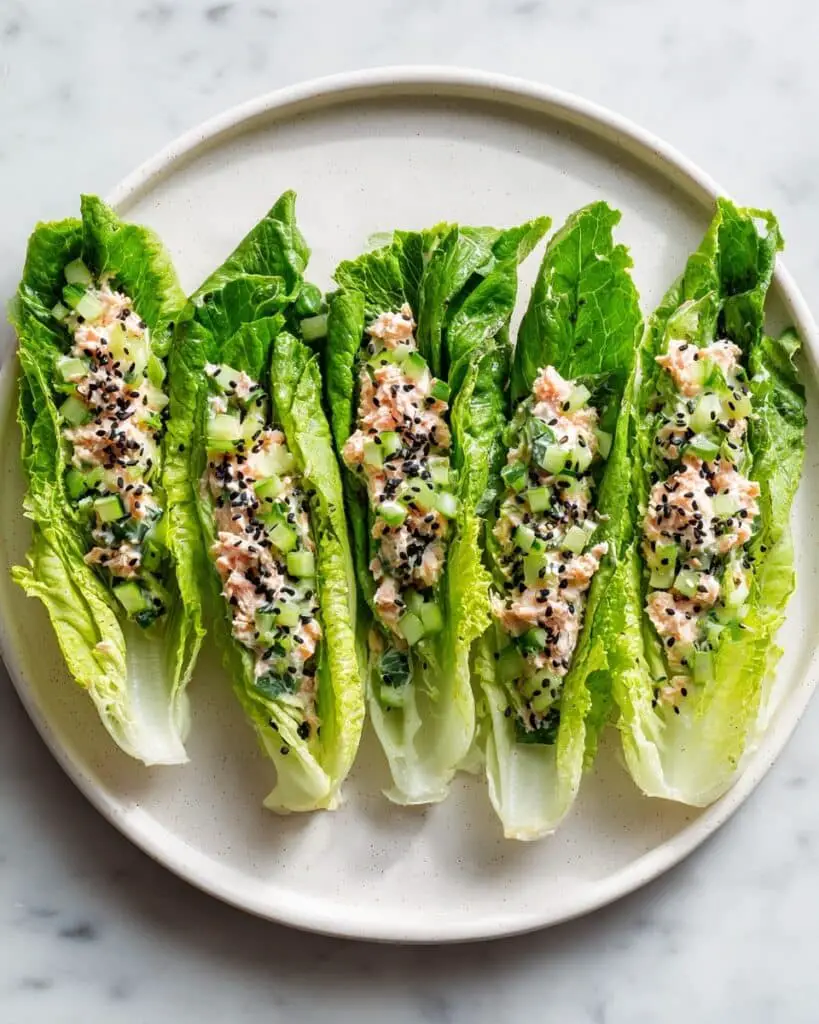 Tuna Salad Lettuce Wraps Recipe