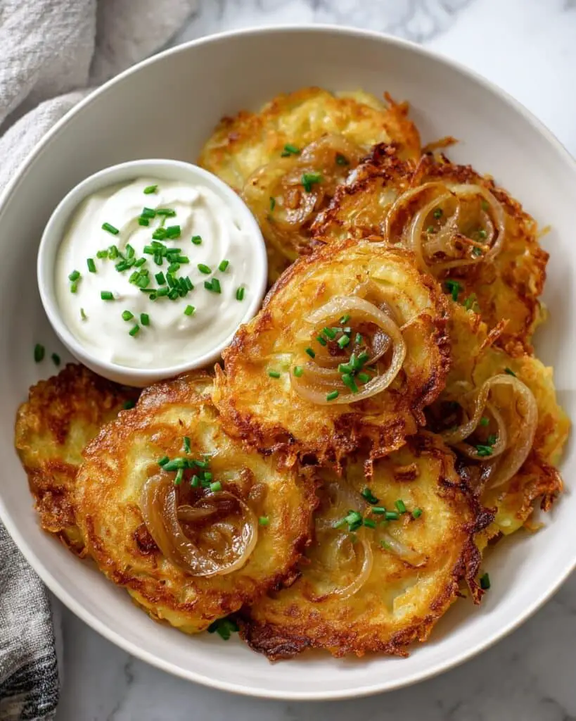 Baked Parmesan Onion Ring Chips Recipe