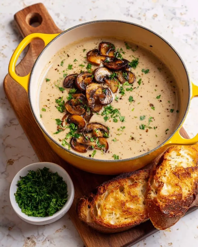 Creamy Mushroom Soup Recipe
